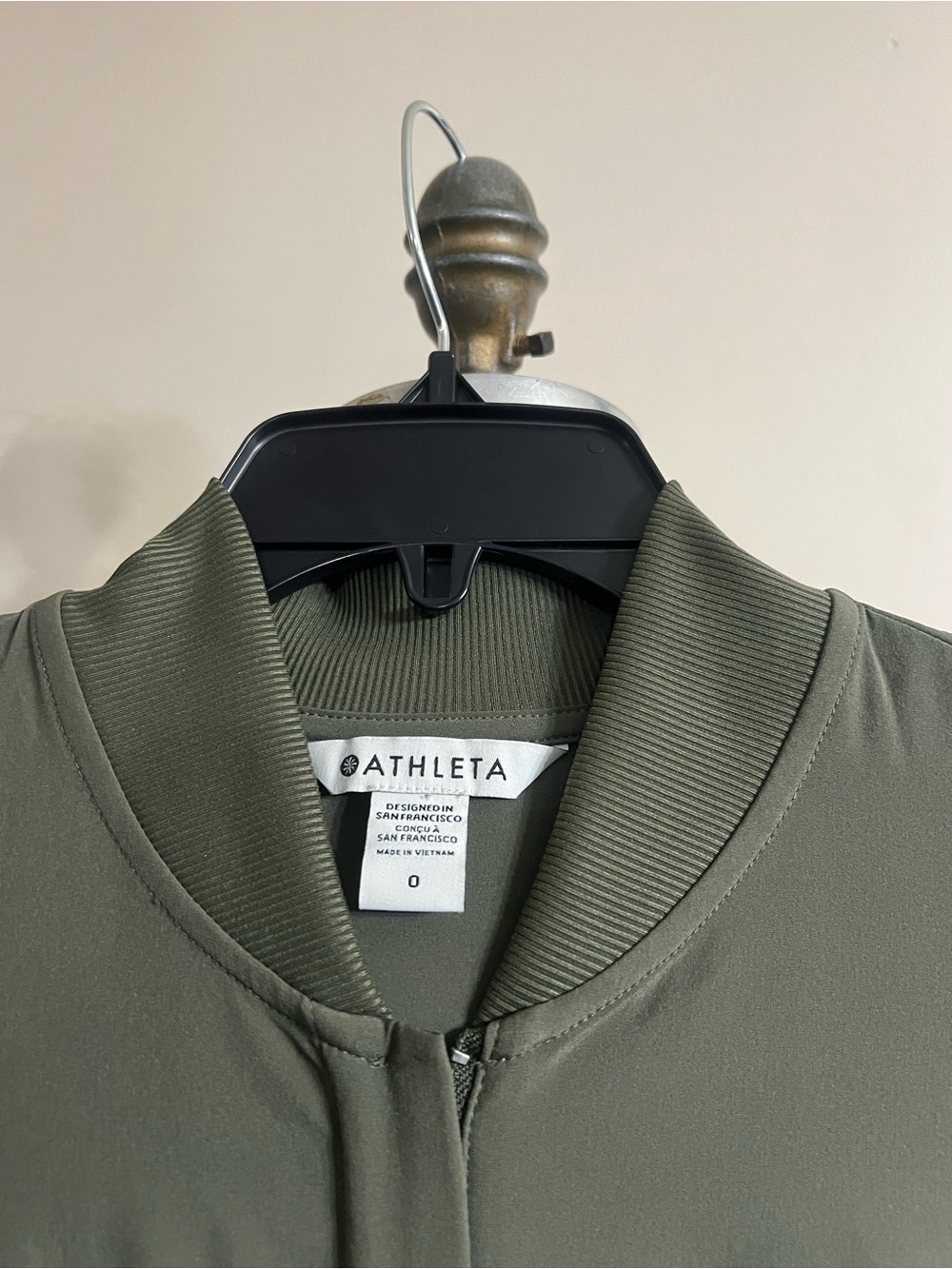 ATHLETA BROOKLYN LONG SLEEVE JUMPSUIT MOSS SIZE 0 - Picture 6 of 16